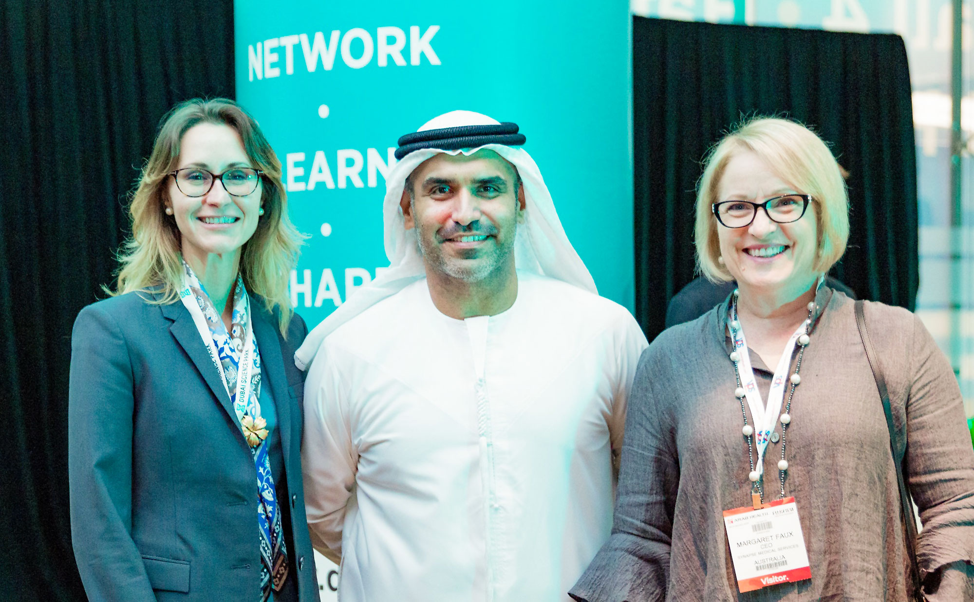 Margaret Faux at Arab Health 2019 Networking Event