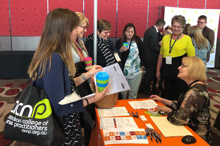 Margaret takes questions after her workshop at ACNP National Conference